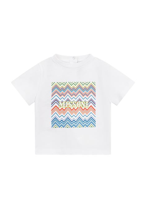 T-shirt con stampa MISSONI KIDS | MY8541 Z3672100MC